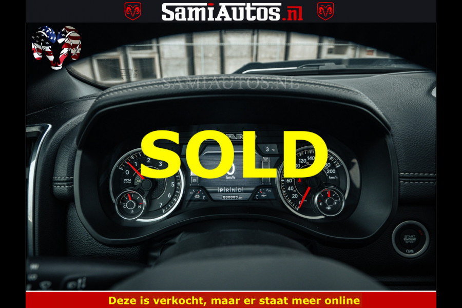 Dodge Ram V8 5.7 402PK | LARAMIE SPORT | Krachtige Hemi | Panorama Dak | 12' Scherm | LPG | Comfortabele Dubbele Cabine met Royale 5 Zitplaatsen | NIEUW EN BPM vrij | Nu Leverbaar uit Voorraad | Nr 2528 - 1276 |