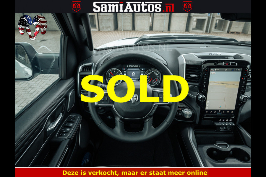 Dodge Ram V8 5.7 402PK | LARAMIE SPORT | Krachtige Hemi | Panorama Dak | 12' Scherm | LPG | Comfortabele Dubbele Cabine met Royale 5 Zitplaatsen | NIEUW EN BPM vrij | Nu Leverbaar uit Voorraad | Nr 2528 - 1276 |