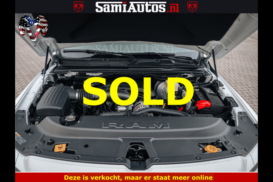 Dodge Ram V8 5.7 402PK | LARAMIE SPORT | Krachtige Hemi | Panorama Dak | 12' Scherm | LPG | Comfortabele Dubbele Cabine met Royale 5 Zitplaatsen | NIEUW EN BPM vrij | Nu Leverbaar uit Voorraad | Nr 2528 - 1276 |