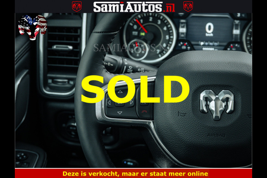 Dodge Ram V8 5.7 402PK | LARAMIE SPORT | Krachtige Hemi | Panorama Dak | 12' Scherm | LPG | Comfortabele Dubbele Cabine met Royale 5 Zitplaatsen | NIEUW EN BPM vrij | Nu Leverbaar uit Voorraad | Nr 2528 - 1276 |