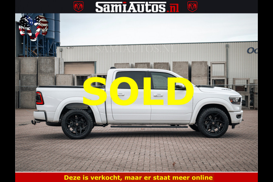 Dodge Ram V8 5.7 402PK | LARAMIE SPORT | Krachtige Hemi | Panorama Dak | 12' Scherm | LPG | Comfortabele Dubbele Cabine met Royale 5 Zitplaatsen | NIEUW EN BPM vrij | Nu Leverbaar uit Voorraad | Nr 2528 - 1276 |