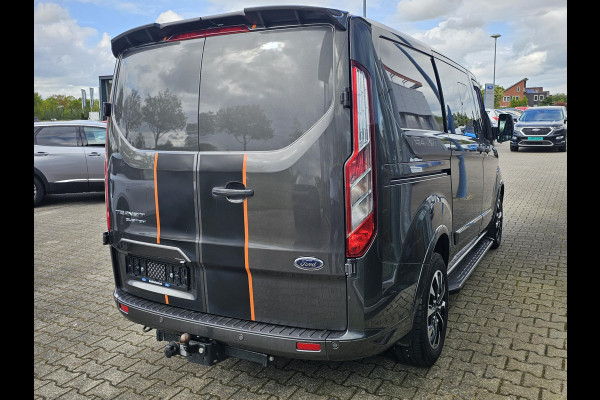 Ford Transit Custom 320 2.0 TDCI L1H1 Sport DC | 185pk Automaat | Geen BTW Geen BPM | Marge! | Camera | Stoelverwarming | Half leder | Trekhaak | PDC v+ a etc.