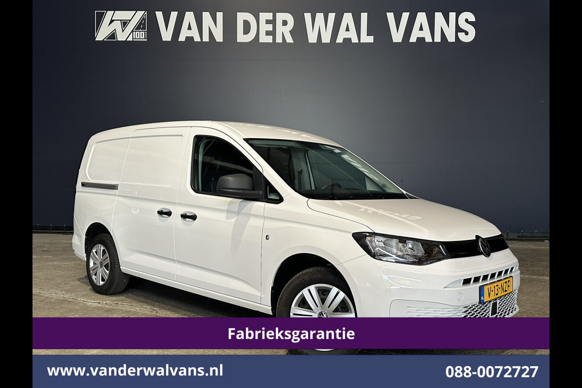 Volkswagen Caddy Cargo Maxi 1.5 TSI 115pk Benzine motor L2H1 Fabrieksgarantie Airco | Camera | Apple Carplay | Bumper in de kleur Android Auto, Zijdeur
