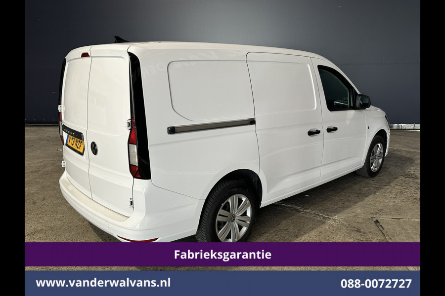 Volkswagen Caddy Cargo Maxi 1.5 TSI 115pk Benzine motor L2H1 Fabrieksgarantie Airco | Camera | Apple Carplay | Bumper in de kleur Android Auto, Zijdeur