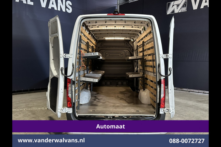 Mercedes-Benz Sprinter 315 CDI 150pk 9G-Tronic Automaat L3H2 *Post NL inrichting* Euro6 Airco | Camera | Apple Carplay | Cruisecontrol Android Auto, Chauffeursstoel, Sidebars, Bijrijdersbank