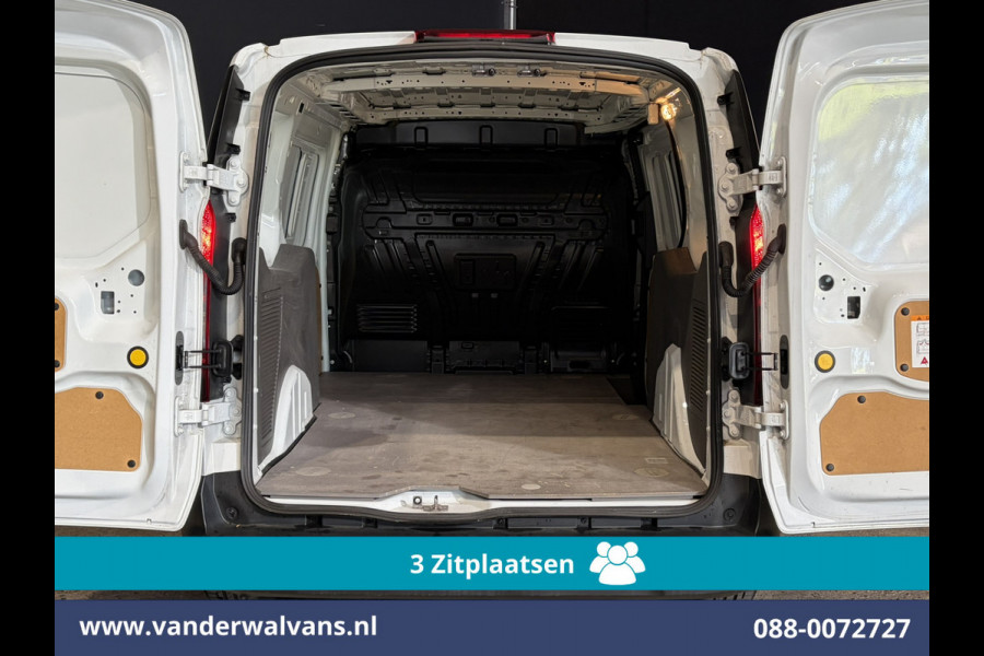 Ford Transit Connect 1.5 EcoBlue 120pk L2H1 Euro6 Airco | 3-Zits | Camera | Navigatie | Apple Carplay Stoelverwarming, Verwarmde voorruit, Parkeersensoren, Bijrijdersbank, 1500kg trekvermogen