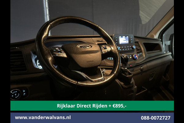 Ford Transit 2.0 TDCI 185pk L4H3 Dubbele Cabine Euro6 *Rijklaar* Airco | 6-Zits | Camera | Cruisecontrol Parkeersensoren, 2800kg trekvermogen