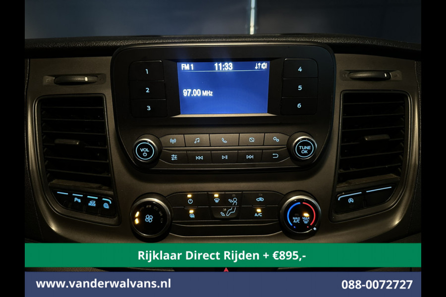 Ford Transit 2.0 TDCI 185pk L4H3 Dubbele Cabine Euro6 *Rijklaar* Airco | 6-Zits | Camera | Cruisecontrol Parkeersensoren, 2800kg trekvermogen