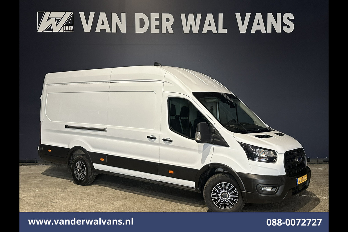 Ford Transit 2.0 TDCI 130pk L4H3 Jumbo Euro6 Airco | Camera | Cruisecontrol | Stoelverwarming | Verwarmde voorruit Parkeersensoren, Bijrijdersbank