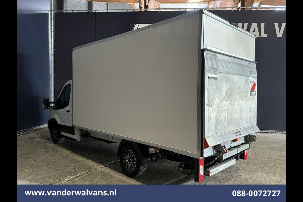 Ford Transit 2.0 TDCI 160pk Bakwagen Laadklep Euro6 Airco | Cruisecontrol | Lat om Lat betimmering Verwarmde Voorruit, Bijrijdersbank, 963kg laadvermogen