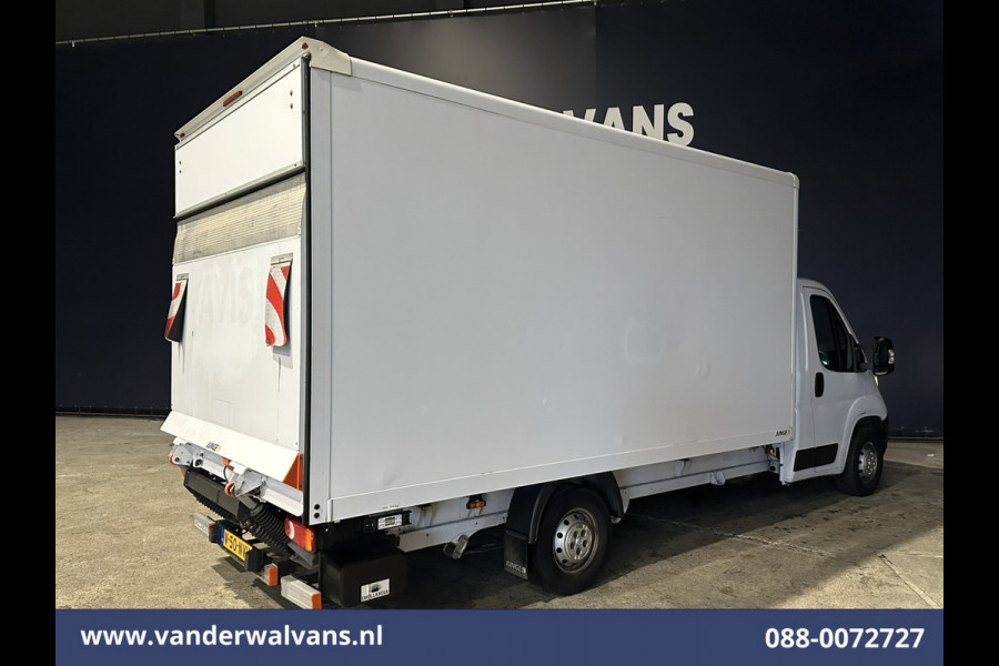 Peugeot Boxer 2.2 BlueHDi 141pk Bakwagen 436cm Lang Laadklep Euro6 Airco | 1055kg laadvermogen | Cruisecontrol Bijrijdersbank.