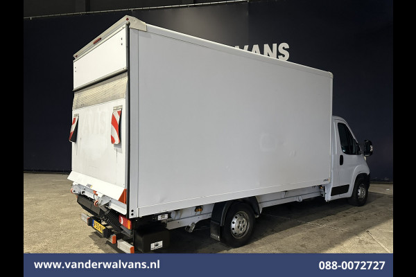 Peugeot Boxer 2.2 BlueHDi 141pk Bakwagen 436cm Lang Laadklep Euro6 Airco | 1055kg laadvermogen | Cruisecontrol Bijrijdersbank.