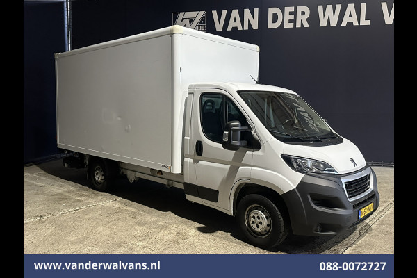 Peugeot Boxer 2.2 BlueHDi 141pk Bakwagen 436cm Lang Laadklep Euro6 Airco | 1055kg laadvermogen | Cruisecontrol Bijrijdersbank.