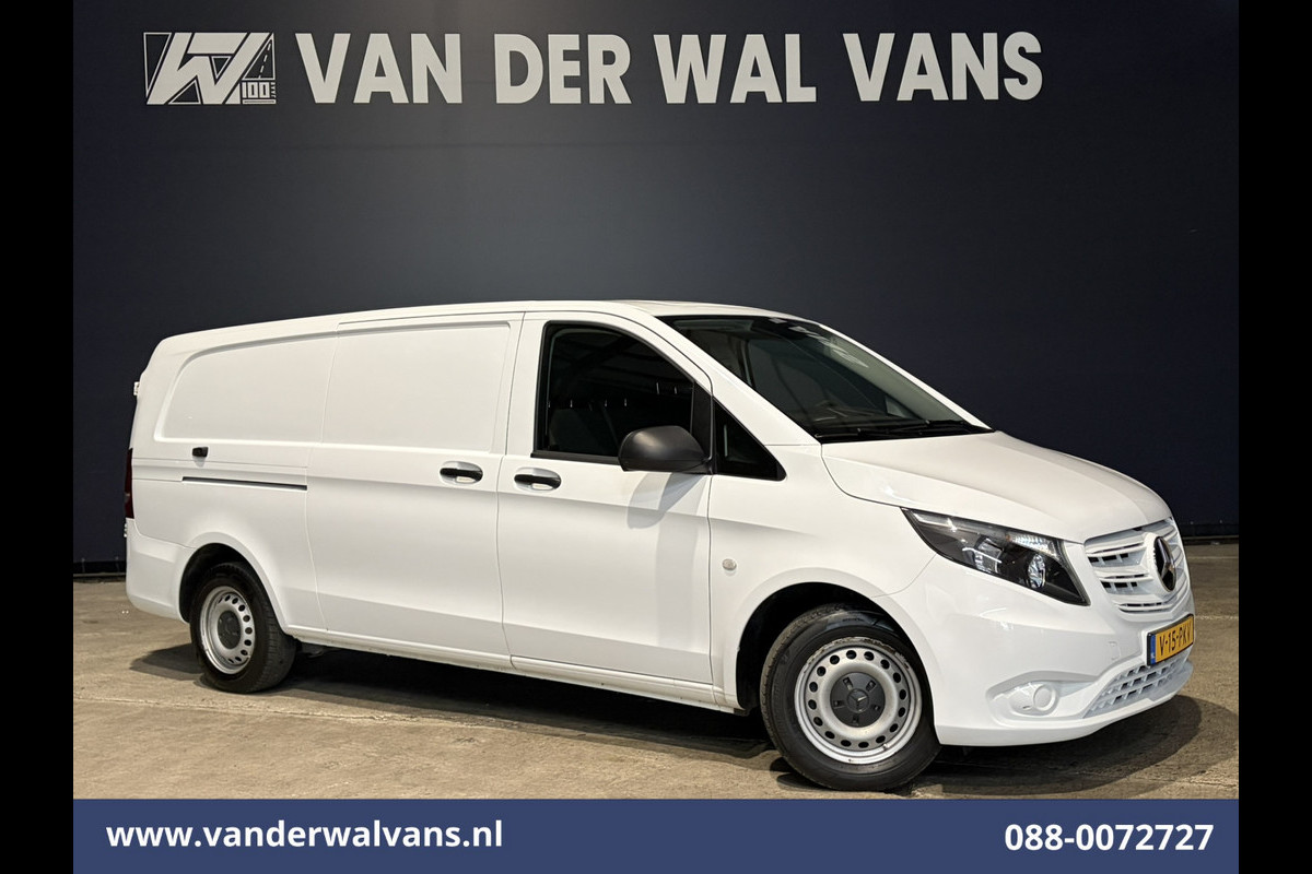 Mercedes-Benz Vito 116 CDI 164pk L3H1 Euro6 Airco | Camera | Apple Carplay | Cruisecontrol | Bumper in de kleur Stoelverwarming, Android Auto, Bijrijdersbank