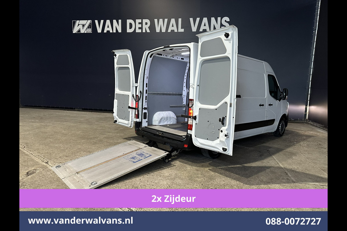 Renault Master 2.3 dCi 150pk L2H2 Laadklep Euro6 Airco | 2x zijdeur | Camera | Navigatie | LED | Cruisecontrol Parkeersensoren, Bijrijdersbank