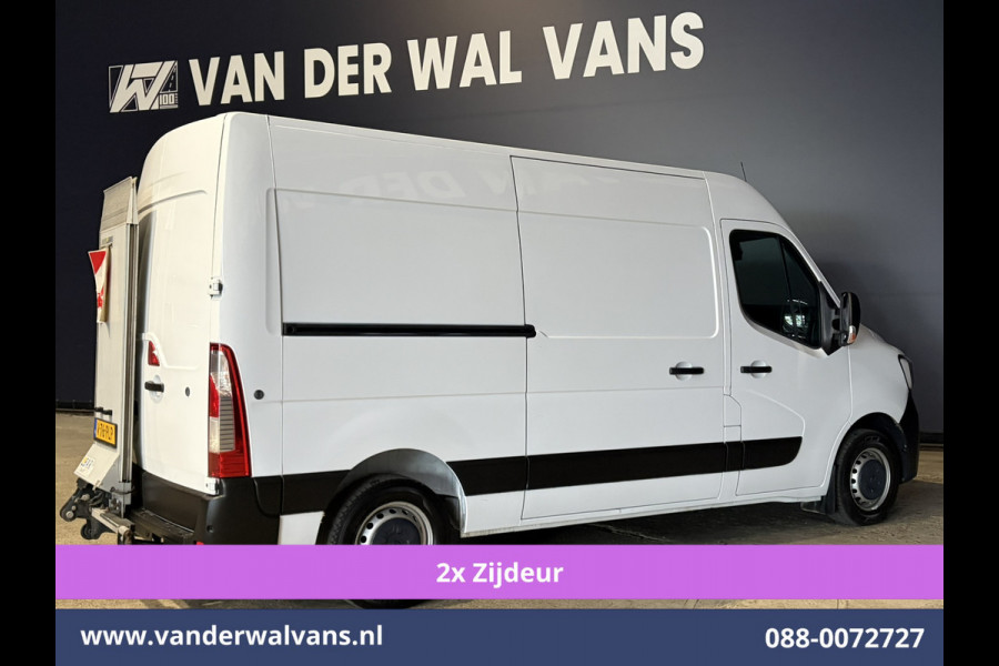 Renault Master 2.3 dCi 150pk L2H2 Laadklep Euro6 Airco | 2x zijdeur | Camera | Navigatie | LED | Cruisecontrol Parkeersensoren, Bijrijdersbank