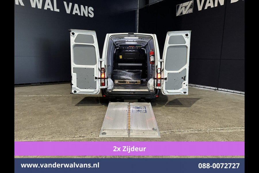 Renault Master 2.3 dCi 150pk L2H2 Laadklep Euro6 Airco | 2x zijdeur | Camera | Navigatie | LED | Cruisecontrol Parkeersensoren, Bijrijdersbank