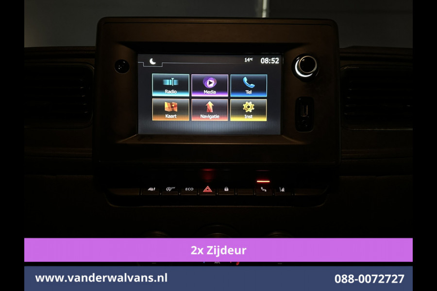 Renault Master 2.3 dCi 150pk L2H2 Laadklep Euro6 Airco | 2x zijdeur | Camera | Navigatie | LED | Cruisecontrol Parkeersensoren, Bijrijdersbank