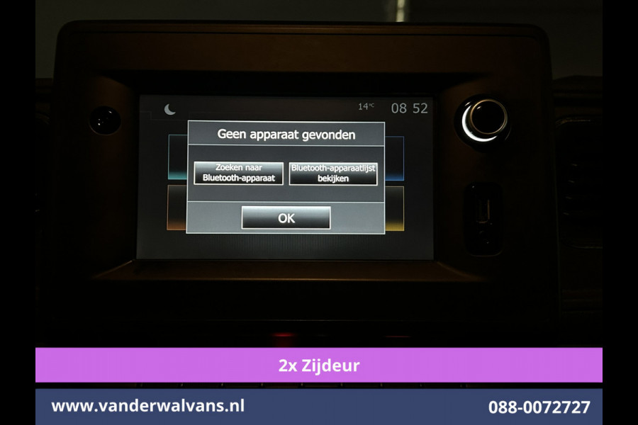 Renault Master 2.3 dCi 150pk L2H2 Laadklep Euro6 Airco | 2x zijdeur | Camera | Navigatie | LED | Cruisecontrol Parkeersensoren, Bijrijdersbank
