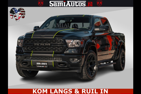 Dodge Ram SPORT | 5.7 V8 4x4 HEMI | PANORAMA DAK | GROOTSCHERM 12 INCH | LPG | Diamond Black Pearl | CREW CAB | DUBBELE CABINE | 5 PERSOONS | DC | VOORRAAD NR 2554 - 6048