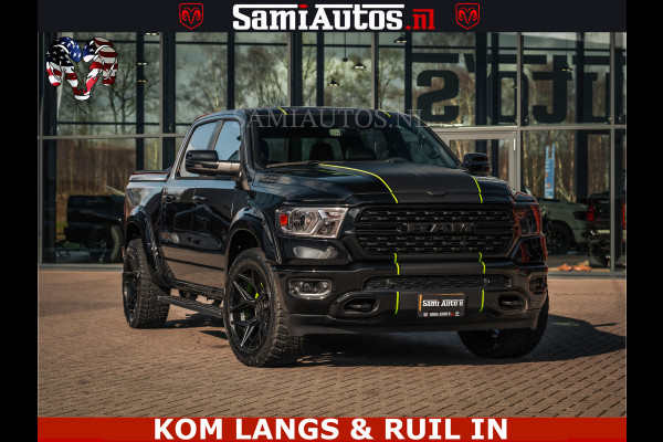 Dodge Ram SPORT | 5.7 V8 4x4 HEMI | PANORAMA DAK | GROOTSCHERM 12 INCH | LPG | Diamond Black Pearl | CREW CAB | DUBBELE CABINE | 5 PERSOONS | DC | VOORRAAD NR 2554 - 6048