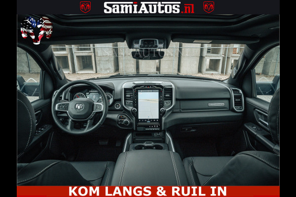 Dodge Ram SPORT | 5.7 V8 4x4 HEMI | PANORAMA DAK | GROOTSCHERM 12 INCH | LPG | Diamond Black Pearl | CREW CAB | DUBBELE CABINE | 5 PERSOONS | DC | VOORRAAD NR 2554 - 6048