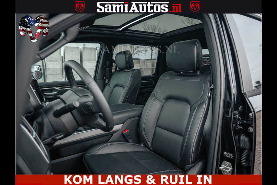 Dodge Ram SPORT | 5.7 V8 4x4 HEMI | PANORAMA DAK | GROOTSCHERM 12 INCH | LPG | Diamond Black Pearl | CREW CAB | DUBBELE CABINE | 5 PERSOONS | DC | VOORRAAD NR 2554 - 6048