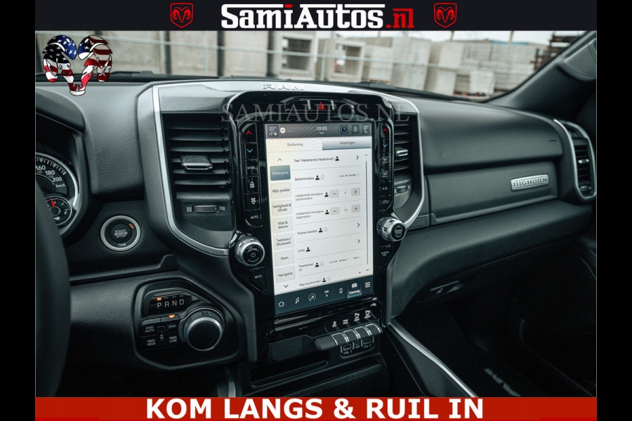 Dodge Ram SPORT | 5.7 V8 4x4 HEMI | PANORAMA DAK | GROOTSCHERM 12 INCH | LPG | Diamond Black Pearl | CREW CAB | DUBBELE CABINE | 5 PERSOONS | DC | VOORRAAD NR 2554 - 6048