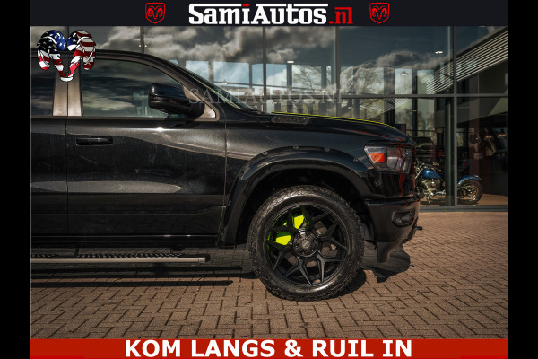Dodge Ram SPORT | 5.7 V8 4x4 HEMI | PANORAMA DAK | GROOTSCHERM 12 INCH | LPG | Diamond Black Pearl | CREW CAB | DUBBELE CABINE | 5 PERSOONS | DC | VOORRAAD NR 2554 - 6048