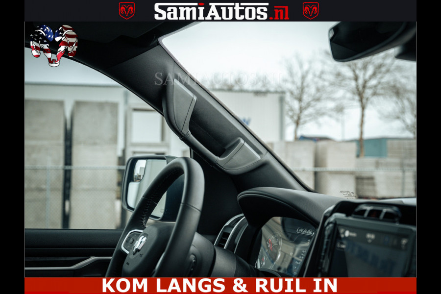 Dodge Ram SPORT | 5.7 V8 4x4 HEMI | PANORAMA DAK | GROOTSCHERM 12 INCH | LPG | Diamond Black Pearl | CREW CAB | DUBBELE CABINE | 5 PERSOONS | DC | VOORRAAD NR 2554 - 6048