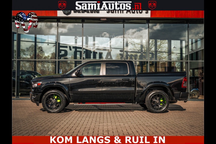Dodge Ram SPORT | 5.7 V8 4x4 HEMI | PANORAMA DAK | GROOTSCHERM 12 INCH | LPG | Diamond Black Pearl | CREW CAB | DUBBELE CABINE | 5 PERSOONS | DC | VOORRAAD NR 2554 - 6048