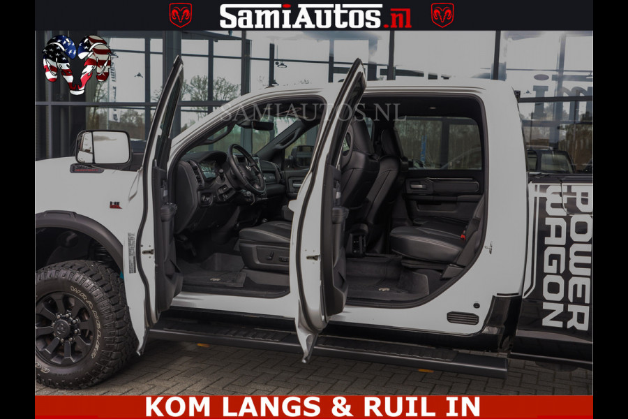 Dodge Ram 2500 POWER WAGON | 6 PERSOONS | 6.4 V8 4X4 | ADAPTIVE | FULL LED | TREK LIER | OPEN DAK | 6.4F BAK | 3500KG | CAMERA V+A | SPER DIFF | TWO TONE UITVOERING | ALARM | VOLLE UITVOERING |