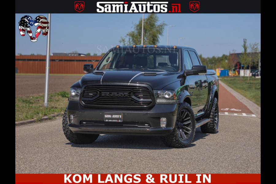 Dodge Ram HULK | BTW VRIJ MARGE | 5.7 V8 4x4 | SPORT | TOP STAAT | OPEN UITLAAT KLEP | WIDE BODY | DUBBELE CABINE | 5 PERSOONS |