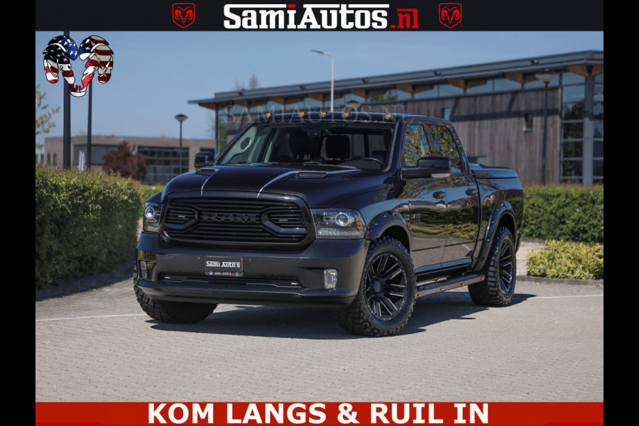 Dodge Ram HULK | BTW VRIJ MARGE | 5.7 V8 4x4 | SPORT | TOP STAAT | OPEN UITLAAT KLEP | WIDE BODY | DUBBELE CABINE | 5 PERSOONS |