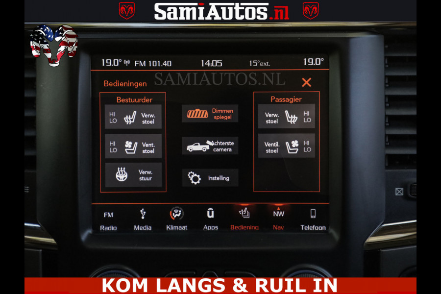Dodge Ram HULK | BTW VRIJ MARGE | 5.7 V8 4x4 | SPORT | TOP STAAT | OPEN UITLAAT KLEP | WIDE BODY | DUBBELE CABINE | 5 PERSOONS |