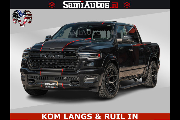 Dodge Ram HULK Pack | Limited Night H.O 540HP 706Nm | Massage + Full Option | De Meest Luxe en Volle Pick-Up in zijn Klasse | Hulk Pack is Comfortabele Dubbele Cabine met Royale 5 Zitplaatsen | BPM vrij | Nu Leverbaar uit Voorraad | Voorraad Nr 2353 - 5412