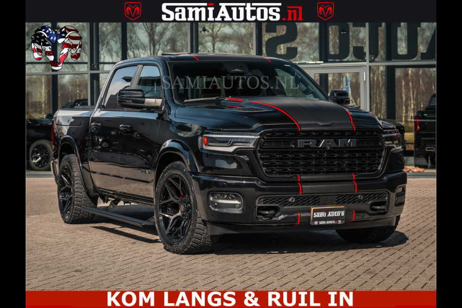 Dodge Ram HULK Pack | Limited Night H.O 540HP 706Nm | Massage + Full Option | De Meest Luxe en Volle Pick-Up in zijn Klasse | Hulk Pack is Comfortabele Dubbele Cabine met Royale 5 Zitplaatsen | BPM vrij | Nu Leverbaar uit Voorraad | Voorraad Nr 2353 - 5412