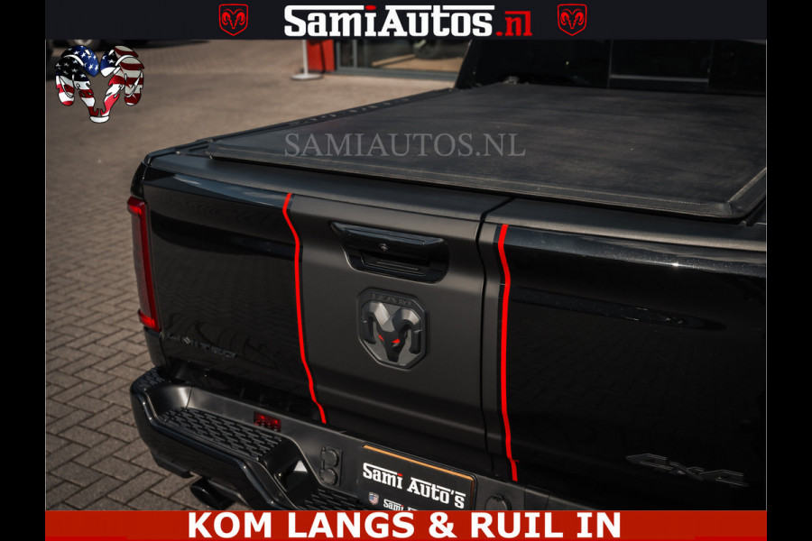 Dodge Ram HULK Pack | Limited Night H.O 540HP 706Nm | Massage + Full Option | De Meest Luxe en Volle Pick-Up in zijn Klasse | Hulk Pack is Comfortabele Dubbele Cabine met Royale 5 Zitplaatsen | BPM vrij | Nu Leverbaar uit Voorraad | Voorraad Nr 2353 - 5412
