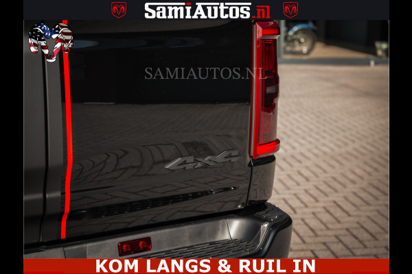 Dodge Ram HULK Pack | Limited Night H.O 540HP 706Nm | Massage + Full Option | De Meest Luxe en Volle Pick-Up in zijn Klasse | Hulk Pack is Comfortabele Dubbele Cabine met Royale 5 Zitplaatsen | BPM vrij | Nu Leverbaar uit Voorraad | Voorraad Nr 2353 - 5412