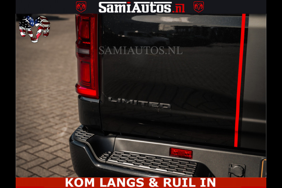 Dodge Ram HULK Pack | Limited Night H.O 540HP 706Nm | Massage + Full Option | De Meest Luxe en Volle Pick-Up in zijn Klasse | Hulk Pack is Comfortabele Dubbele Cabine met Royale 5 Zitplaatsen | BPM vrij | Nu Leverbaar uit Voorraad | Voorraad Nr 2353 - 5412