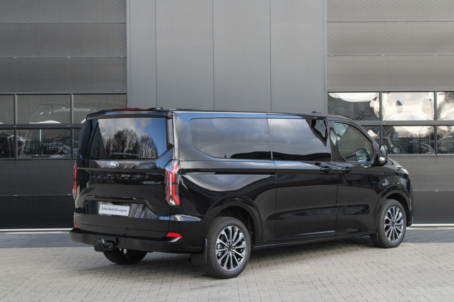 Ford Tourneo Custom 340 2.5 PHEV L2H1 Titanium X 232pk | ACC | Pano | B&O | Elek. schuifdeuren | 360 camera | Elek-Trekhaak | Prijs excl. BTW