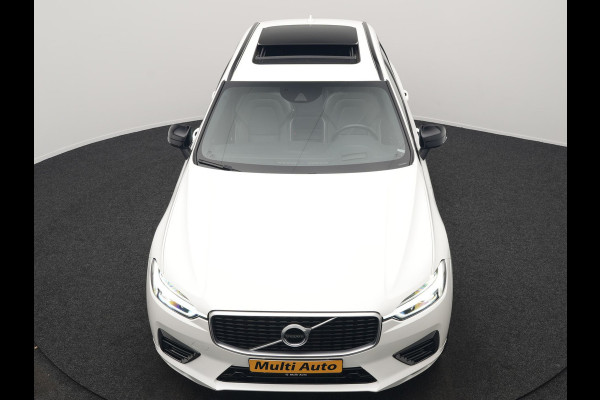 Volvo XC60 Recharge T8 AWD R-Design PHEV 391pk Dealer O.H. | Panodak | Luchtvering | Head Up | Camera | Harman & Kardon | Sportstoelen Memory & Verwarmd | 21"L.M | Apple Carplay | Keyless | Blis | Virtual | Navigatie | DAB | Plug In Hybrid