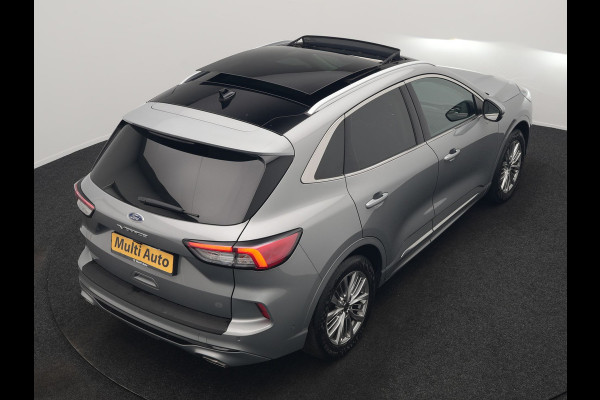 Ford Kuga 2.5 Vignale PHEV 225pk Dealer O.H | Panodak | Head Up | Bang & Olufsen Sound | Adaptive Cruise | 360 Camera | Lederen Sportstoelen Memory & Verwarmd | Keyless | Pilot Assist | Blis | Apple Carplay | Navigatie | Virtual | DAB  | Plug In Hybrid |