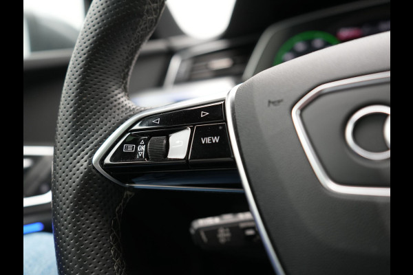 Audi e-tron 50 Quattro 2x S Line 313pk 71 kWh Dealer O.H INCL BTW | Luchtvering | Panodak | Head Up | Adaptive Cruise | Sfeerverlichting | Lederen Sportstoelen Verwarmd | Keyless | Navigatie | 20"L.M | DAB | Virtual |