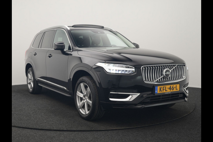 Volvo XC90 T8 Recharge AWD Inscription 7 Persoons PHEV 394pk | Panodak | Adaptive Cruise | Camera | Lederen Sportstoelen Memory & Verwarmd | Stuur Verwarmd | Keyless | Blis | Apple Carplay | Navigatie | DAB | Plug In Hybrid |