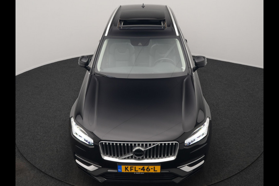 Volvo XC90 T8 Recharge AWD Inscription 7 Persoons PHEV 394pk | Panodak | Adaptive Cruise | Camera | Lederen Sportstoelen Memory & Verwarmd | Stuur Verwarmd | Keyless | Blis | Apple Carplay | Navigatie | DAB | Plug In Hybrid |