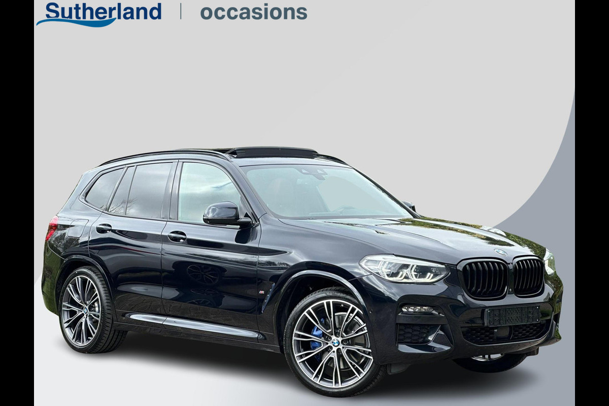 BMW X3 xDrive30e M Sport | Plug-in Hybrid 292pk | VOL! | Panormamadak | Adaptive cruise | Trekhaak | M-pakket | Sportstoelen | 21 inch | Head-up Display | Memory seats | Harman Kardon | 360 graden camera | Keyless | Stoelverwarming | Adaptief deming systeem | Draadloos opladen