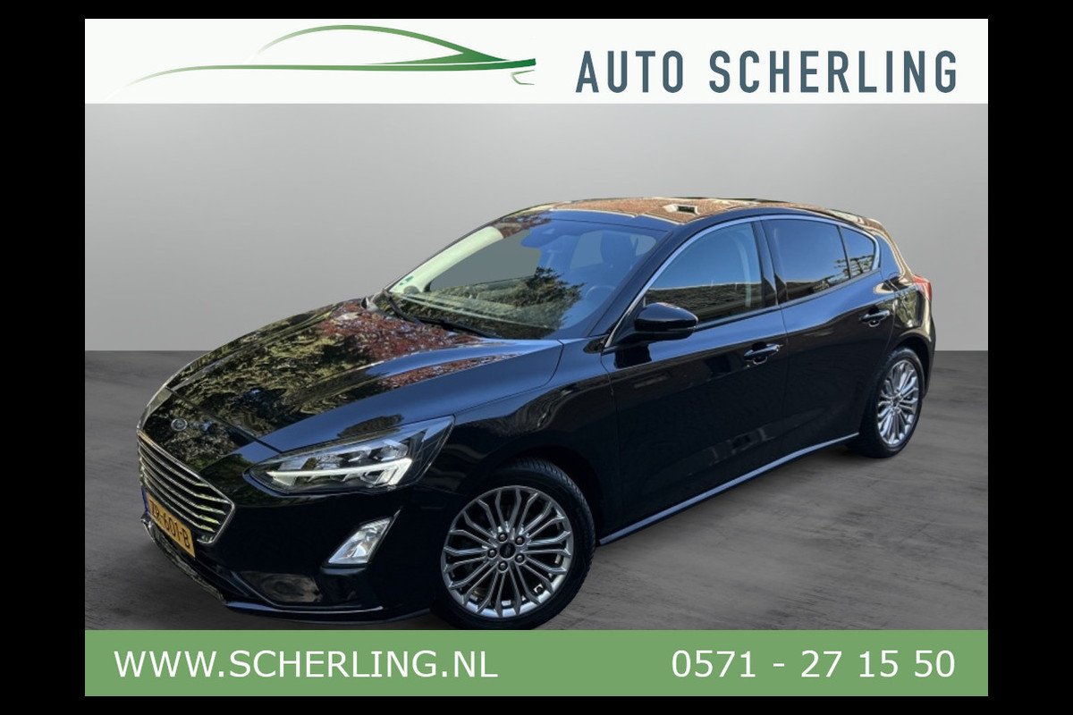 Ford Focus 1.0 125pk Tit. Bns Navi, Carplay, 17” LMV, Trekhaak