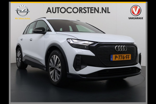 Audi Q4 e-tron 50 Quattro 300pk 82kWh SOH 95% Launch Ed. Advanced Plus Warmtepomp Leder SONOS®-Hifi Navi Camera Adap.Cruise Elek.Stoelen+Memory Head-Up Pdc DAB Matrix LED Lmv € 76.000 nieuw! 1e Eigenaar Origineel Nederlandse Auto Dealeronderhouden