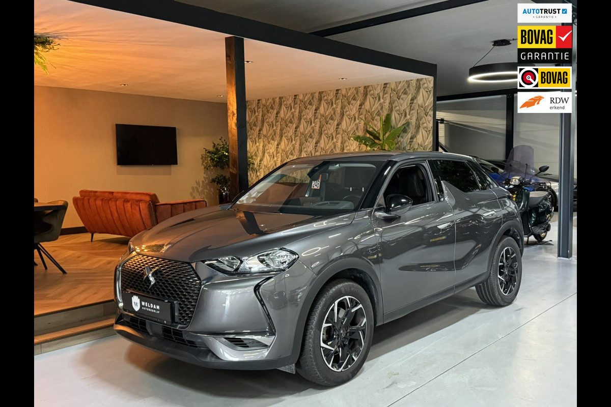 DS DS 3 Crossback 1.2 So Chic Garantie Afn. Trekhaak Head-up Navi Cruise LED DAB Carplay Rijklaar
